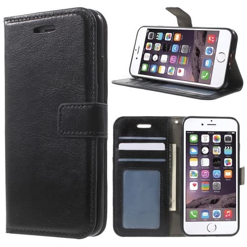 Crazy Horse Fodral till iPhone 7 & 8/SE 2 - Svart