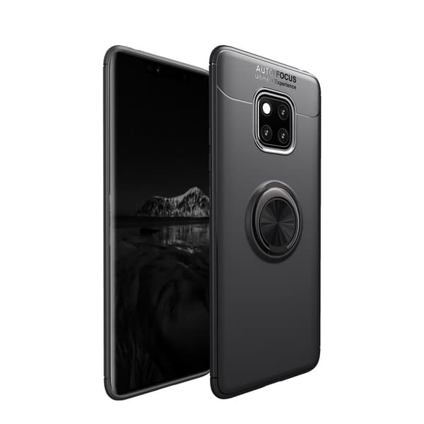 Magnetiskt Skal med Ring för Huawei Mate 20 Pro - Svart