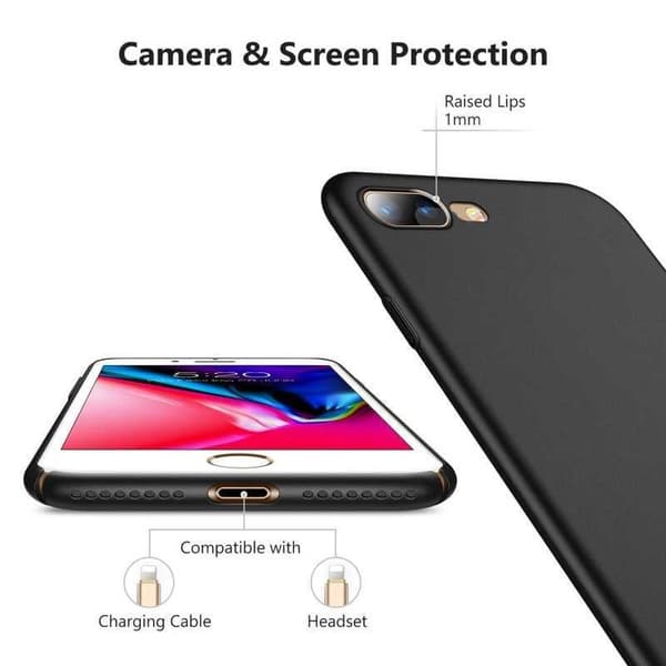 iPhone 7 Plus Ultra tyndt matsort cover Basic V2