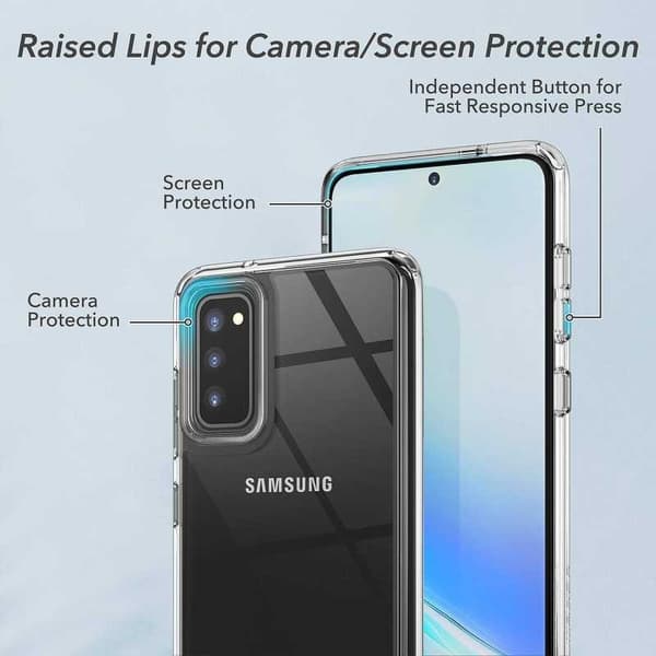 Samsung S20 stødabsorberende silikonecover Enkelt