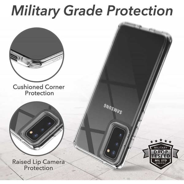 Samsung S20 stødabsorberende silikonecover Enkelt
