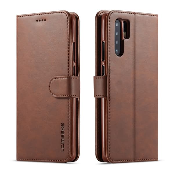 LC.IMEEKE Plånboksfodral till Huawei P30 Pro - Brun