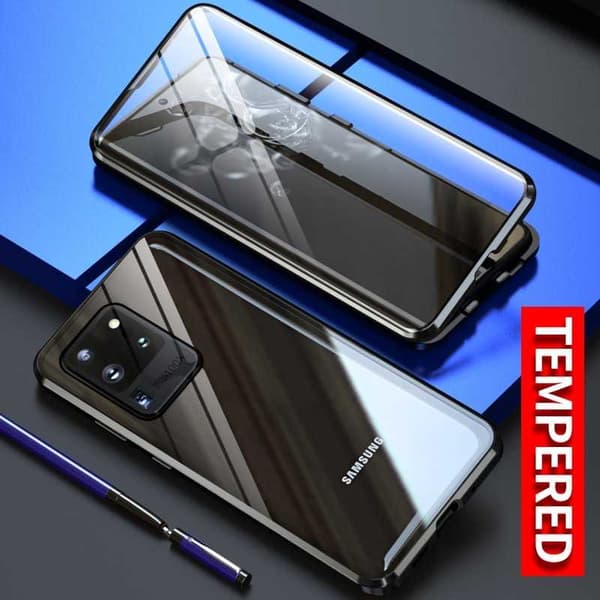 Samsung S20 Ultra Heltäckande Premium Skal Glassback V4