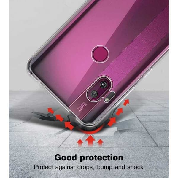 Motorola One Hyper Stöttåligt Genomskinligt Skal Simple