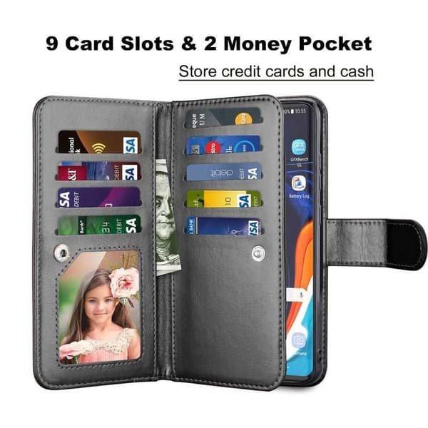 Samsung S20 Plus Praktisk Pung-etui 2-i-1 med 11-Pocket Loop