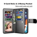 Miniatyrbillede 3 af 4: Samsung S20 Plus Praktisk Pung-etui 2-i-1 med 11-Pocket Loop