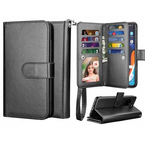 Samsung S20 Plus Praktisk Pung-etui 2-i-1 med 11-Pocket Loop