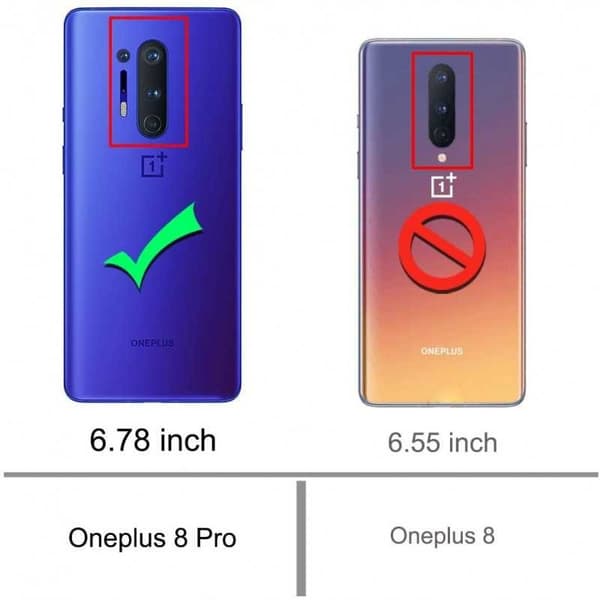 OnePlus 8 Pro Stöttåligt Skal med Förstärkta Hörn