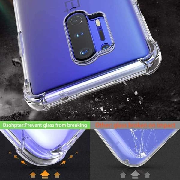 OnePlus 8 Pro Stöttåligt Skal med Förstärkta Hörn