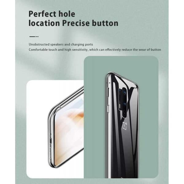 OnePlus 8 Pro iskuja vaimentava pehmeä kansi Simple