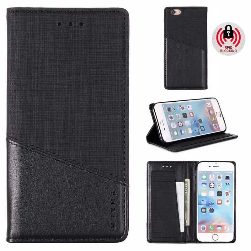 iPhone 6S Plus Elegant Fodral i PU-Läder med RFID Block