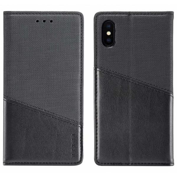 iPhone XS Max Elegant etui i PU-læder med RFID-blok