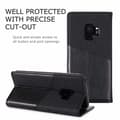 Miniatyrbillede 4 af 7: Samsung S9 Elegant etui i PU-læder med RFID-blok