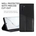 Miniatyrbillede 4 af 7: Samsung Note 10 Elegant etui i PU-læder med RFID-blok