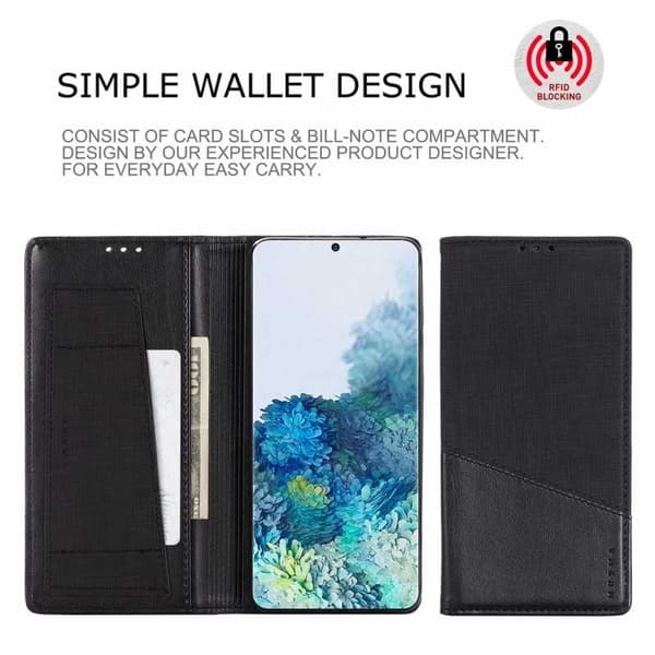Samsung S20 Plus Elegant Fodral i PU-Läder med RFID Block