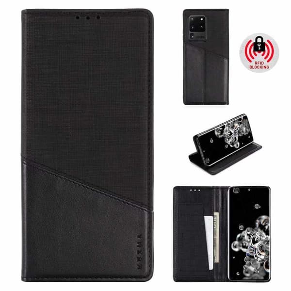 Samsung S20 Ultra Elegant Case i PU-læder med RFID-blok