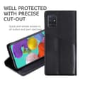 Miniatyrbild 4 av 7: Samsung A51 Elegant Fodral i PU-Läder med RFID Block