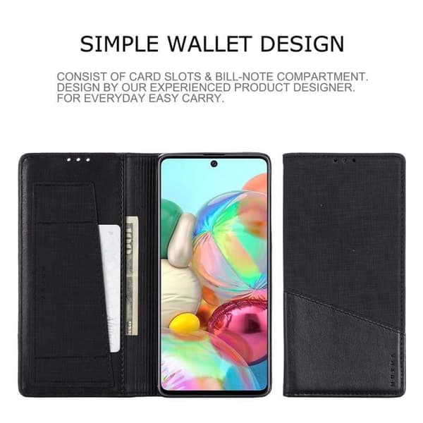 Samsung A71 Elegant Fodral i PU-Läder med RFID Block