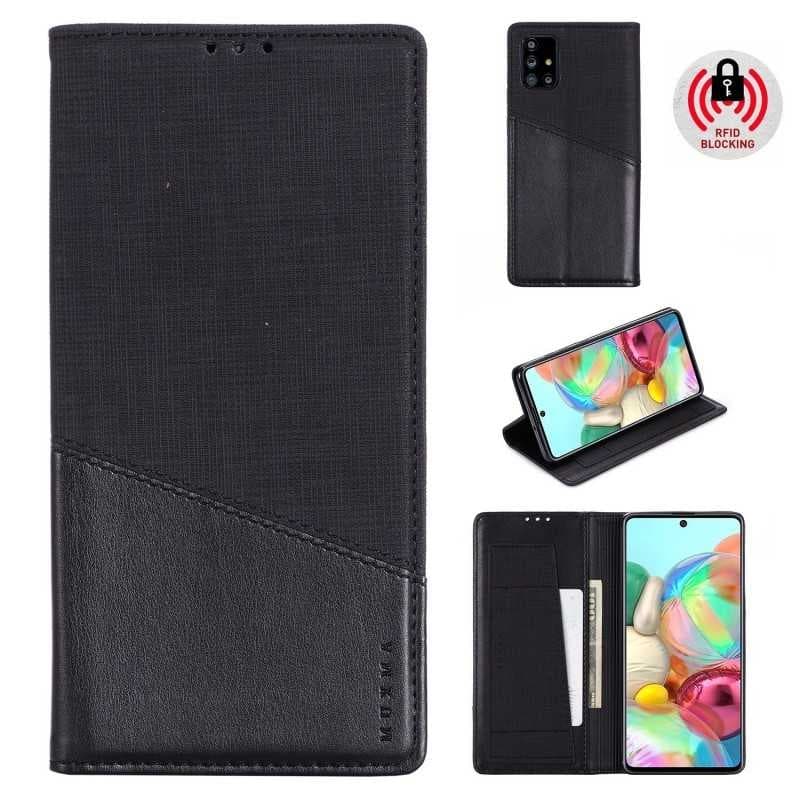 Samsung A71 Elegant Fodral i PU-Läder med RFID Block