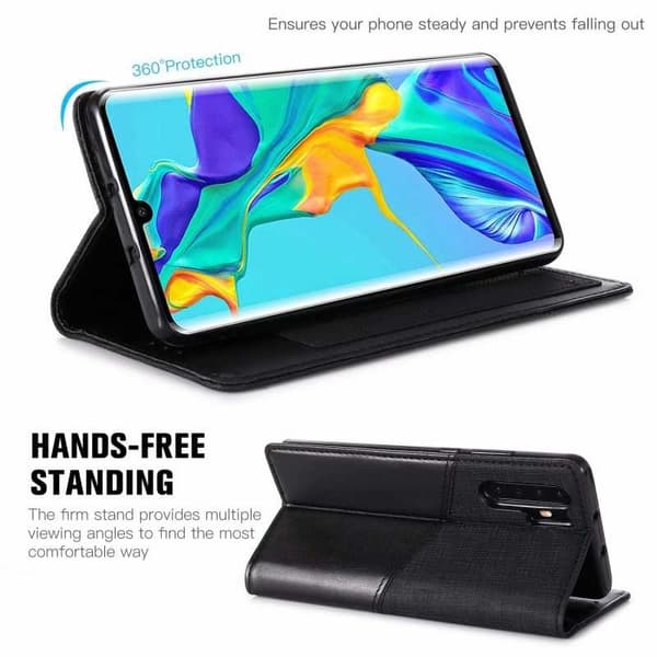 Huawei P30 Pro Elegant Fodral i PU-Läder med RFID Block