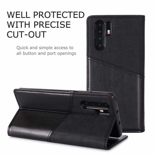 Huawei P30 Pro Elegant Fodral i PU-Läder med RFID Block