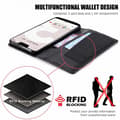 Miniatyrbild 6 av 7: Google Pixel 3 Elegant Fodral i PU-Läder med RFID Block