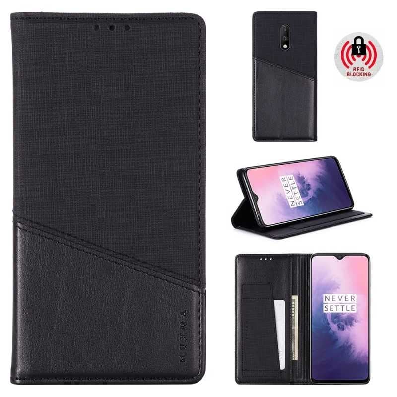 OnePlus 6T Elegant Fodral i PU-Läder med RFID Block