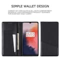 Miniatyrbild 2 av 7: OnePlus 7T Elegant Fodral i PU-Läder med RFID Block