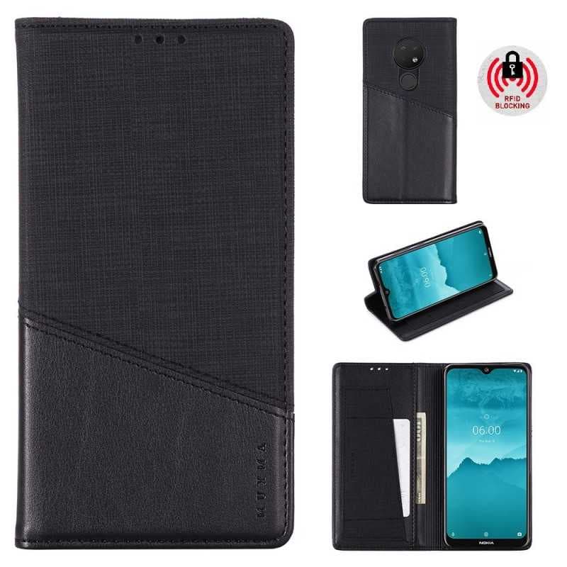Nokia 7.2 Elegant Fodral i PU-Läder med RFID Block