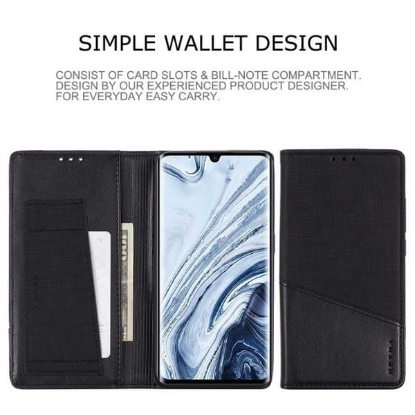 Xiaomi Mi Note 10 / 10 Pro Elegant Fodral i PU-Läder med RFID Block