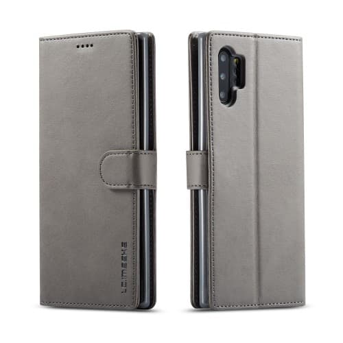 LC.IMEEKE Plånboksfodral för Samsung Galaxy Note 10 Plus - Grå