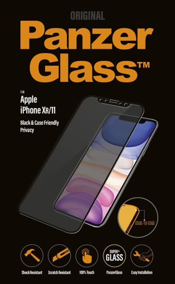 PanzerGlass iPhone Xr/11 Näytönsuoja CaseFriendly Privacy