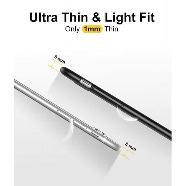 iPhone XR Ultratunt Mattsvart Skal Basic V2