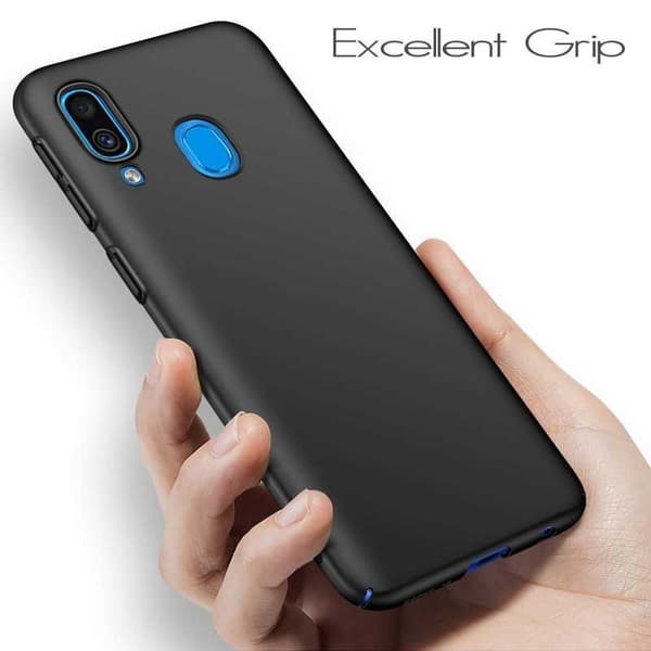 Samsung A40 Ultratunt Mattsvart Skal Basic V2