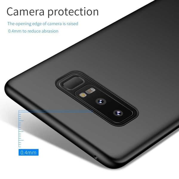 Samsung Note 8 Ultratunt Mattsvart Skal Basic V2