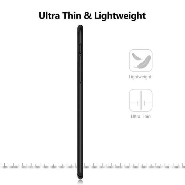 iPhone X Ultratunt Mattsvart Skal Basic V2