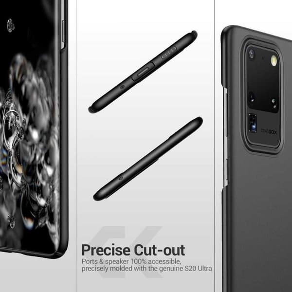 Samsung S20 Ultra Tunt Mattsvart Skal Basic V2