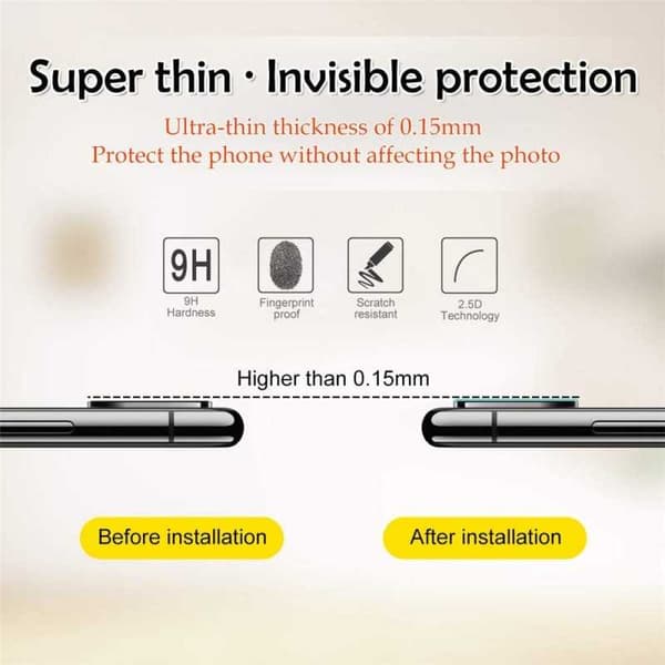2-PACK OnePlus 7T Pro -kamera joustava lasi 0,26 mm 2,5D 9H