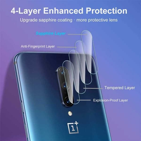 2-PACK OnePlus 7T Pro -kamera joustava lasi 0,26 mm 2,5D 9H