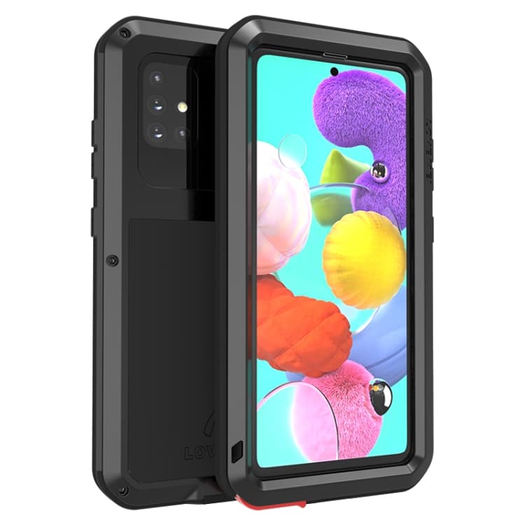 Shockproof Kotelo Samsung Galaxy A51 - Musta