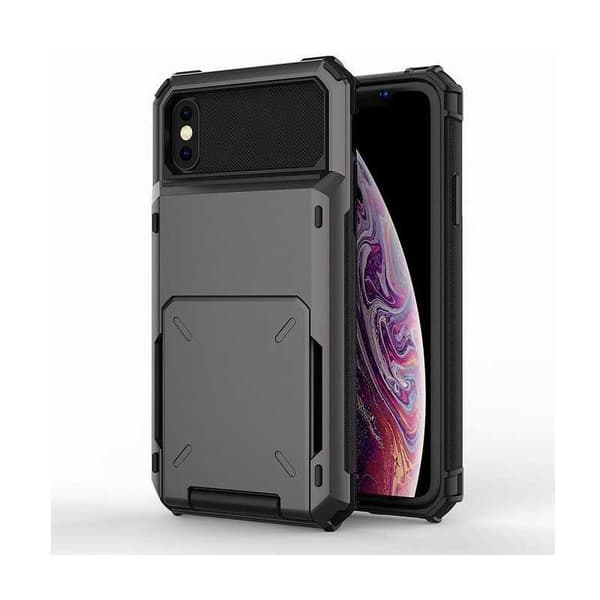 iPhone XS Max stødsikkert cover med ugyldigt kortrum