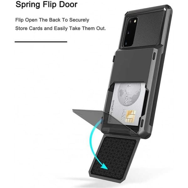 Samsung S20 Plus stødsikkert cover med ugyldigt kortrum
