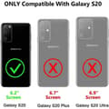 Miniatyrbillede 5 af 5: Samsung S20 Plus stødsikkert cover med ugyldigt kortrum