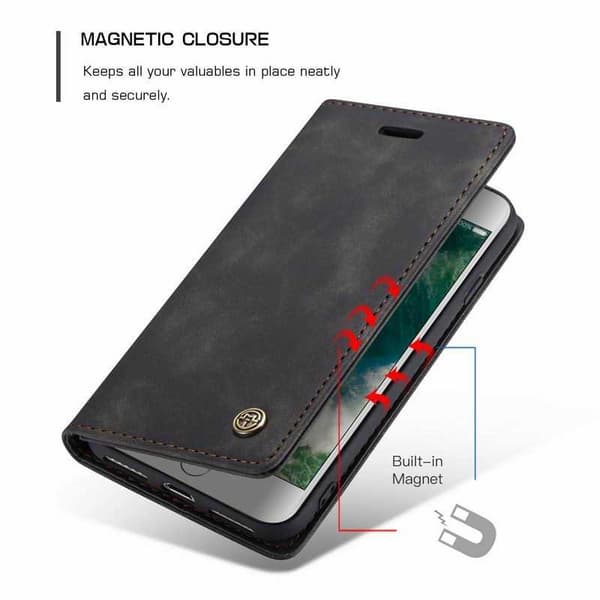 iPhone 7 Elegant Flip Cover CaseMe 3-RUMMET