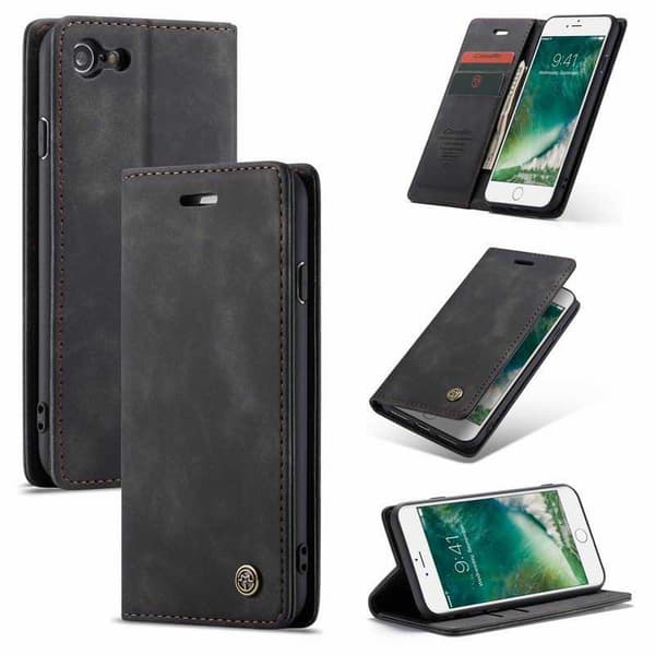 iPhone 7 Elegant Flip Cover CaseMe 3-RUMMET