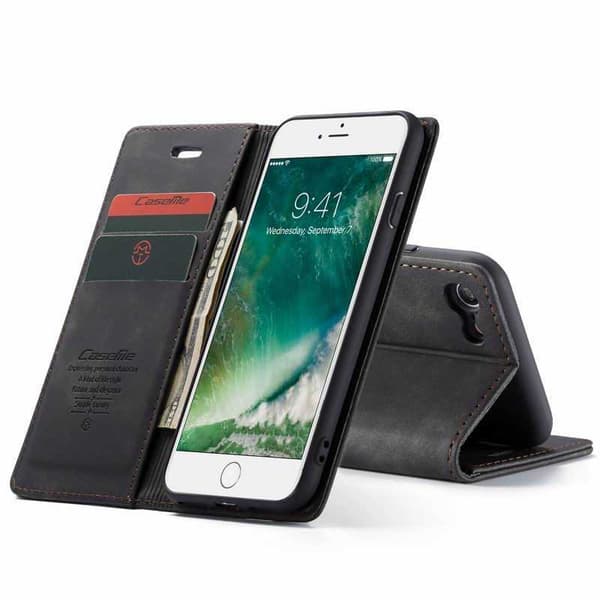iPhone 7 Elegant Flip Cover CaseMe 3-RUMMET