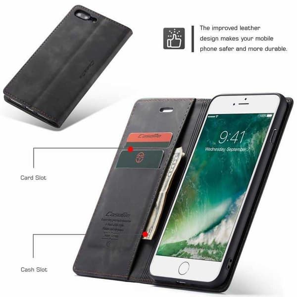 iPhone 7 Plus Elegant Flip Cover CaseMe 3-RUMMET
