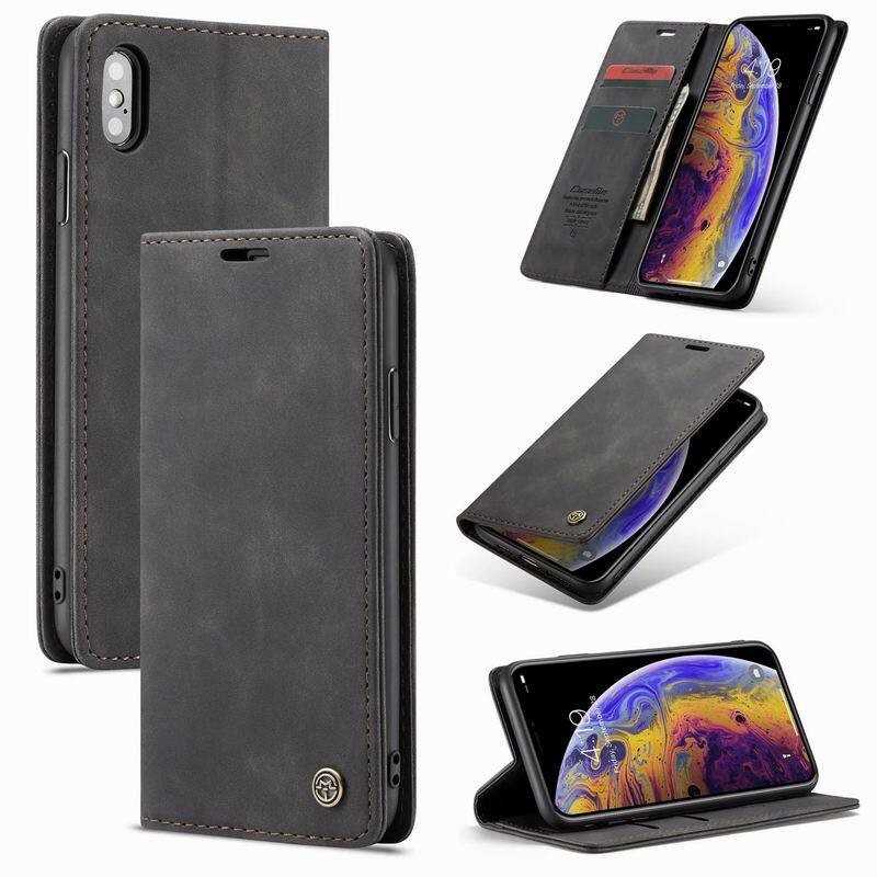 iPhone XS Max Elegant Flipfodral CaseMe 3-FACK