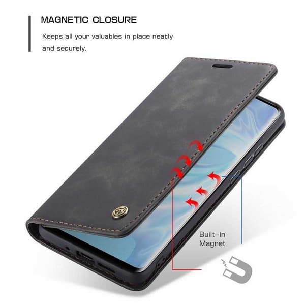 Huawei P30 Elegant Flip Cover CaseMe 3-RUMMET