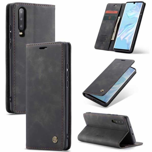 Huawei P30 Elegant Flip Cover CaseMe 3-RUMMET